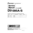 PIONEER DV-585A-S Service Manual cover photo