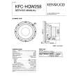 KENWOOD KFCHQW258 Service Manual cover photo