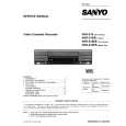 SANYO VHR310 Service Manual cover photo