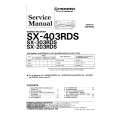 PIONEER SX203RDS Service Manual cover photo