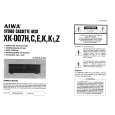 AIWA XK-007C Owner's Manual cover photo