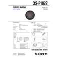 SONY XSF1022 Service Manual cover photo