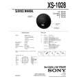 SONY XS-1028 Service Manual cover photo