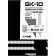 CASIO SK10 Owner's Manual cover photo