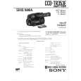 SONY CCDTR353E Service Manual cover photo