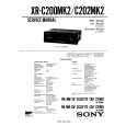 SONY XRC200MK2 Service Manual cover photo