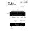 KENWOOD GE-450 Service Manual cover photo