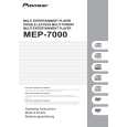 PIONEER MEP-7000/WYXJ5 Owner's Manual cover photo
