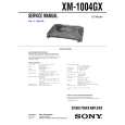 SONY XM1004GX Service Manual cover photo