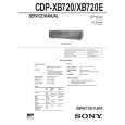SONY CDPXB720/E Service Manual cover photo
