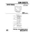 SONY GDM20SE2T5 Service Manual cover photo