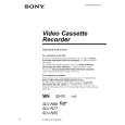 SONY SLVN55 Owner's Manual cover photo