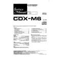 PIONEER CDXM6 Service Manual cover photo
