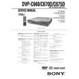 SONY DVP-C660 Owner's Manual cover photo