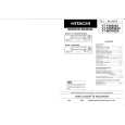 HITACHI VTFX6500A Service Manual cover photo
