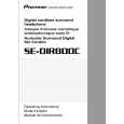 PIONEER SE-DIR800C Owner's Manual cover photo
