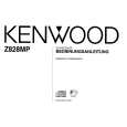 KENWOOD Z828MP Owner's Manual cover photo