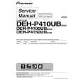 PIONEER DEH-P4100UB/XS/UC Service Manual cover photo