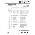 SONY CFDV177 Service Manual cover photo