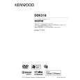 KENWOOD DDX318 Owner's Manual cover photo