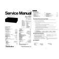 TECHNICS SUV550 Service Manual cover photo