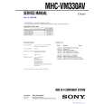 SONY MHCVM330AV Service Manual cover photo