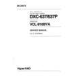 SONY DXC-637P VOLUME 2 Service Manual cover photo