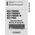 PIONEER KEHP6600R Owner's Manual cover photo