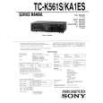 SONY TC-K561S Service Manual cover photo