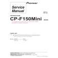 PIONEER CP-F150MINI/XTWEW5 Service Manual cover photo