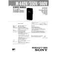 SONY M660V Service Manual cover photo
