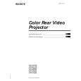 SONY KP-53S35 Owner's Manual cover photo