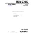 SONY MDRG94NC Service Manual cover photo