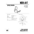 SONY MDRAV7 Service Manual cover photo