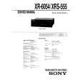 SONY XRS-555 Service Manual cover photo