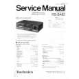 TECHNICS RSB465 Service Manual cover photo