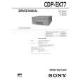 SONY CDP-EX77 Service Manual cover photo