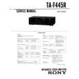 SONY TA-F445R Service Manual cover photo