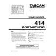 TEAC PORTASTUDIO 414 Service Manual cover photo