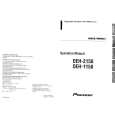 PIONEER DEH2150 Owner's Manual cover photo