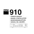 NAD 910 Owner's Manual cover photo