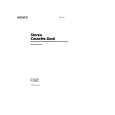 SONY TC-KA1ESA Owner's Manual cover photo