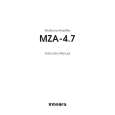 ONKYO MZA-4.7 Owner's Manual cover photo