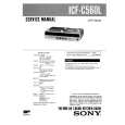 SONY ICF-C242 Service Manual cover photo