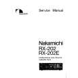 NAKAMICHI RX202/E Service Manual cover photo