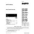 SANYO VHR268SP Service Manual cover photo