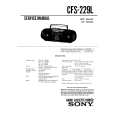SONY CFS-229L Service Manual cover photo
