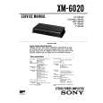 SONY XM6020 Service Manual cover photo
