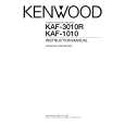 KENWOOD KAF-1010 Owner's Manual cover photo