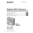 SONY MVC-FD71 Owner's Manual cover photo